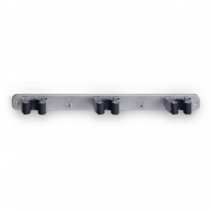 COLGADOR ESCOBAS TRIPLE INOFIX