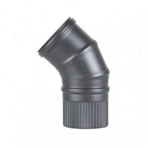 CODO 45 PELLET INOX PINT...