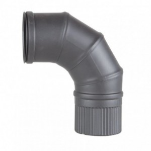 CODO 90  PELLET  INOX PINT...