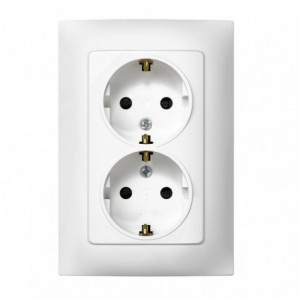 DOBLE BASE ENCHUFE SERIE 10...