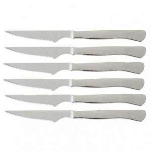 CUCHILLO. SET 6 CHULETEROS...