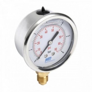 MANOMETRO INOX GLICER DN63...