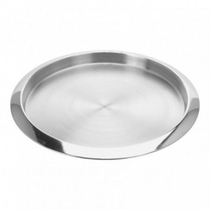 BANDEJA REDONDA ACERO INOX....