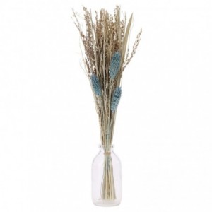JARRON CRISTAL C/FLOR SECA...