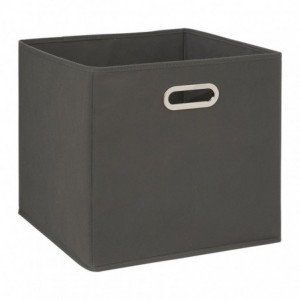 CESTA DE TELA 31X31CM. GRIS...