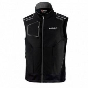 CHALECO GRIS/NEGRO TALLA L