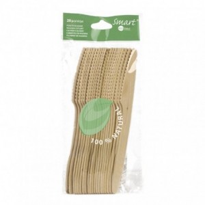 20 CUCHILLOS MADERA