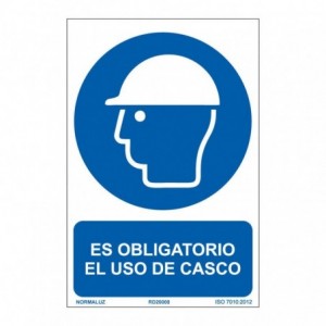 SEÑAL OBLIG USO DEL CASCO...