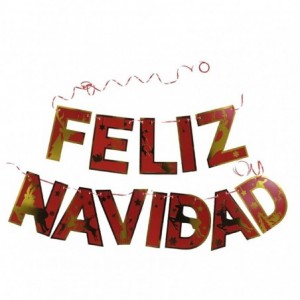 GUIRNALDA FELIZ NAVIDAD 12PZ.