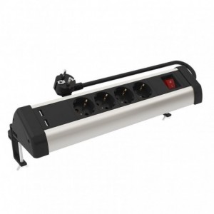 BASE MULTIPLE ALUMINIO 2 USB A