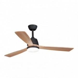 VENTILADOR TECHO LED NEGRO...