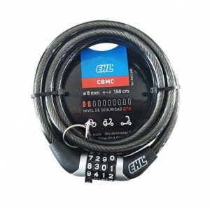 CANDADO CABLE COMBINACION....