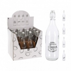 BOTELLA CRISTAL 1 L. SURTIDAS