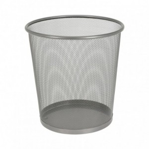 PAPELERA METAL REJILLA GRIS...