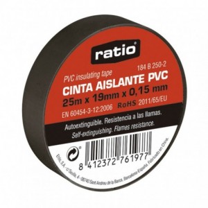 CINTA AISLANTE 50X25M NEGRA...