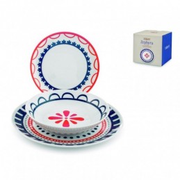 VAJILLA PORCELANA 18 PZAS....