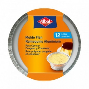 MOLDE ALUM.FLAN 75 CC. 12...