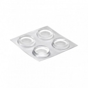 GOTAS TRANSP.ADHES.Ø19x4 BL...
