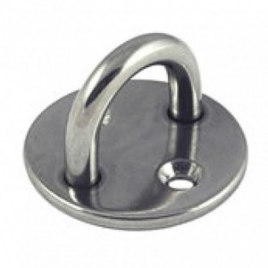 PLACA AMARRE REDONDA INOX...
