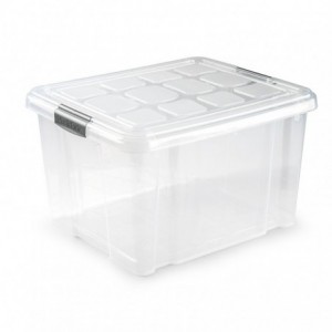 CAJA PLAST. 25L. PLATA...