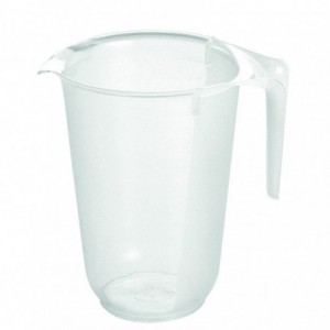 JARRA GRADUADA PLASTICO 1 LT.