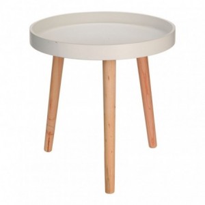 MESA MADERA Ø 39X40 CM....