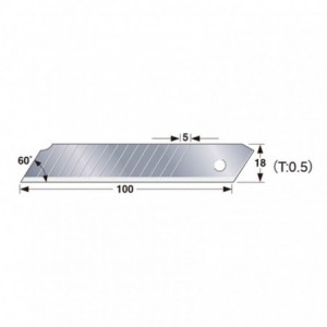 CUCHILLA LCB-50D 10 UDS....