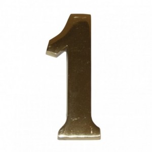 NUMERO LATON 10 CM N 1. EHL