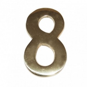 NUMERO LATON 10 CM N 8 . EHL