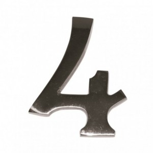 NUMERO NIQUEL MATE 10 CM N...