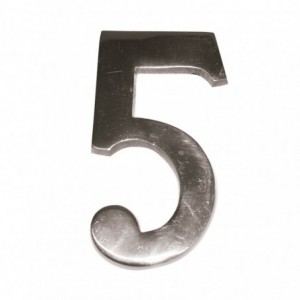 NUMERO NIQUEL MATE 10 CM N...