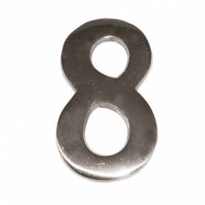 NUMERO NIQUEL MATE 10 CM N...